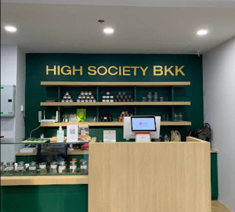 high society BKK Weed Dispensary inside 1 768x693