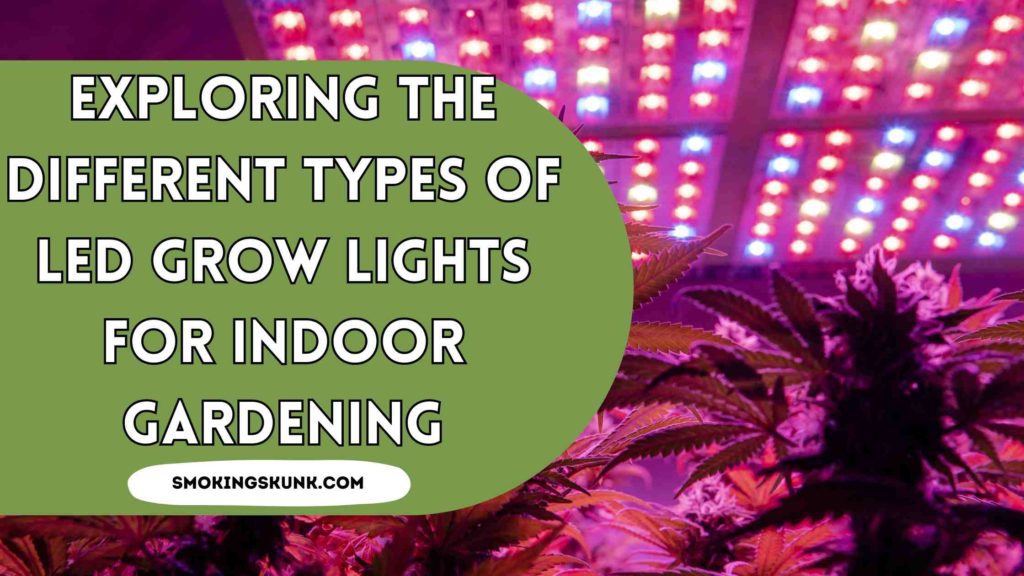 Exploring the Different Types of LED Grow Lights for Indoor Gardening