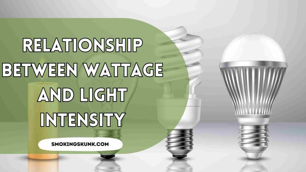 Relationship between Wattage and Light Intensity