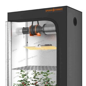 Spider Farmer Complete Grow Tent Kit 120x60x180cm with speed controller