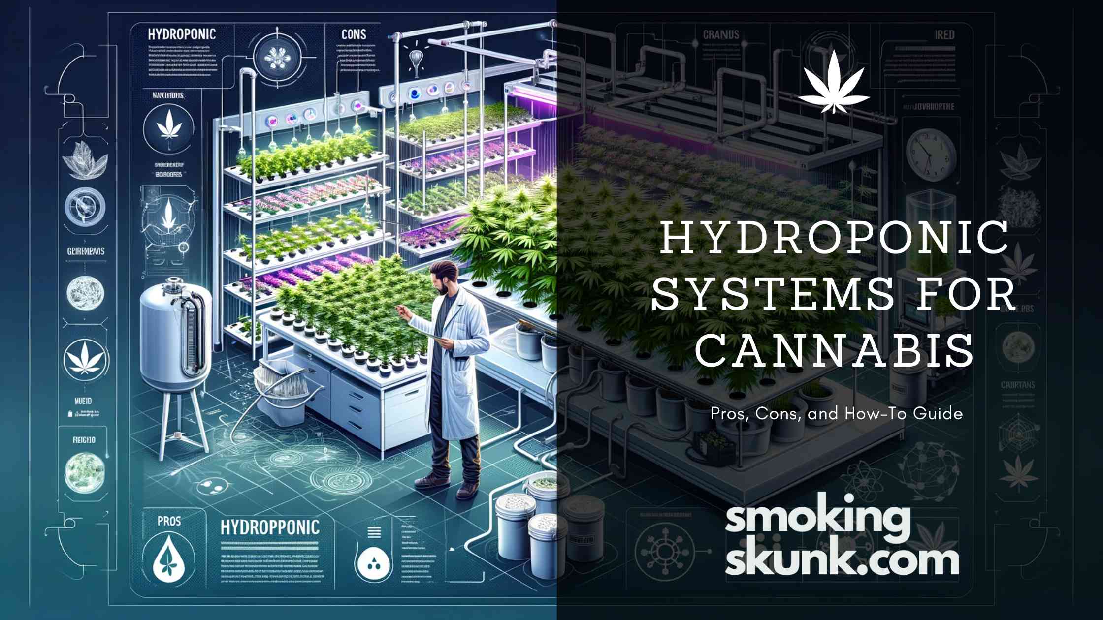 Hydroponic Systems for Cannabis Setup, Tips & Environment SmokingSkunk